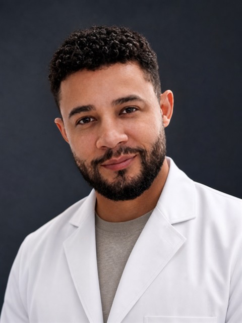 Dr. Paulo Felix, cirurgião-dentista, de jaleco branco